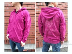 Zeon Space Attack Force Tenjiku Parka Argyle Purple M