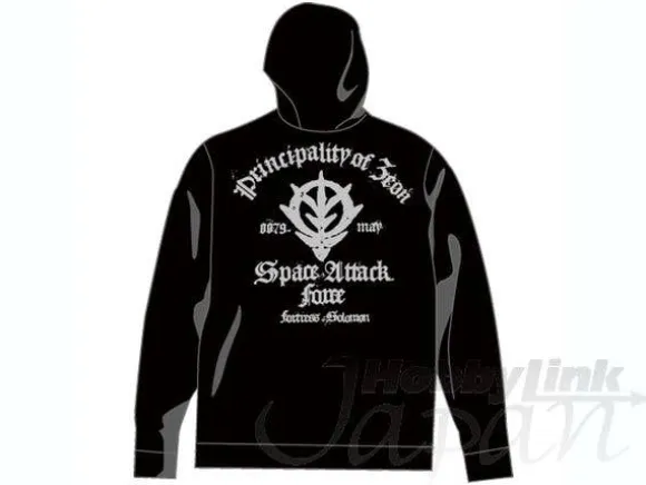 Zeon Space Attack Force Tenjiku Parka Black L