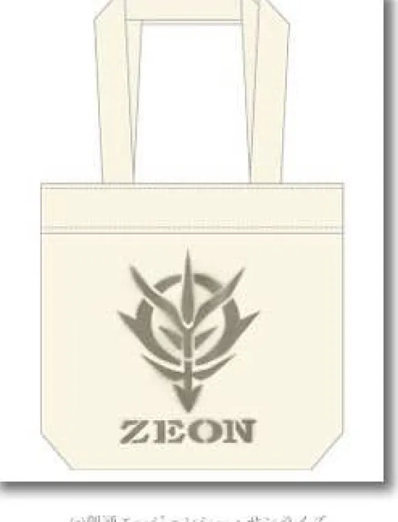 Zeon Stencil Tote Bag Natural
