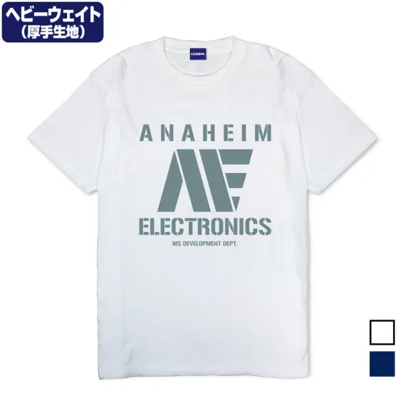 Zeta Gundam: Anaheim Electronics Heavy Weight T-shirt WHITE XL