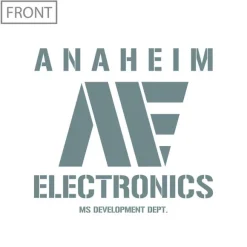 Zeta Gundam: Anaheim Electronics Heavy Weight T-shirt WHITE S