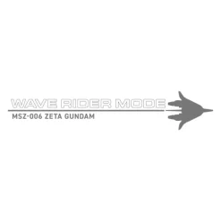Zeta Gundam: Drawing Wave Rider T-shirt WHITE L