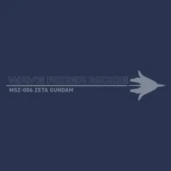 Zeta Gundam: Drawing Wave Rider T-shirt SLATE XL