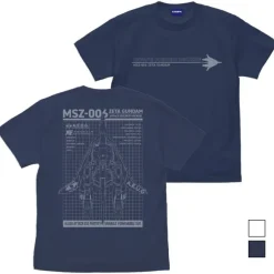 Zeta Gundam: Drawing Wave Rider T-shirt SLATE M