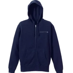 Zeta Gundam: Newly Drawn Wave Rider Zip Hoodie NAVY L