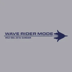Zeta Gundam: Newly Drawn Wave Rider Zip Hoodie MIX GRAY XL