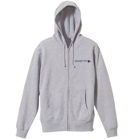 Zeta Gundam: Newly Drawn Wave Rider Zip Hoodie MIX GRAY XL