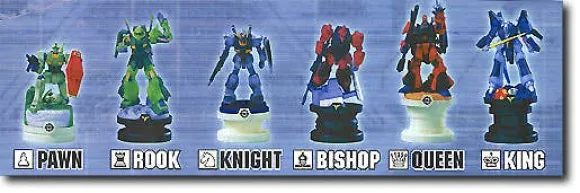 Z Gundam Chess #2 Pcs (12pcs)